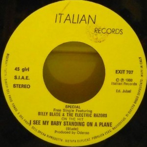 Billy Blade and The Electric Razors - I See My Baby Standing On A Plane