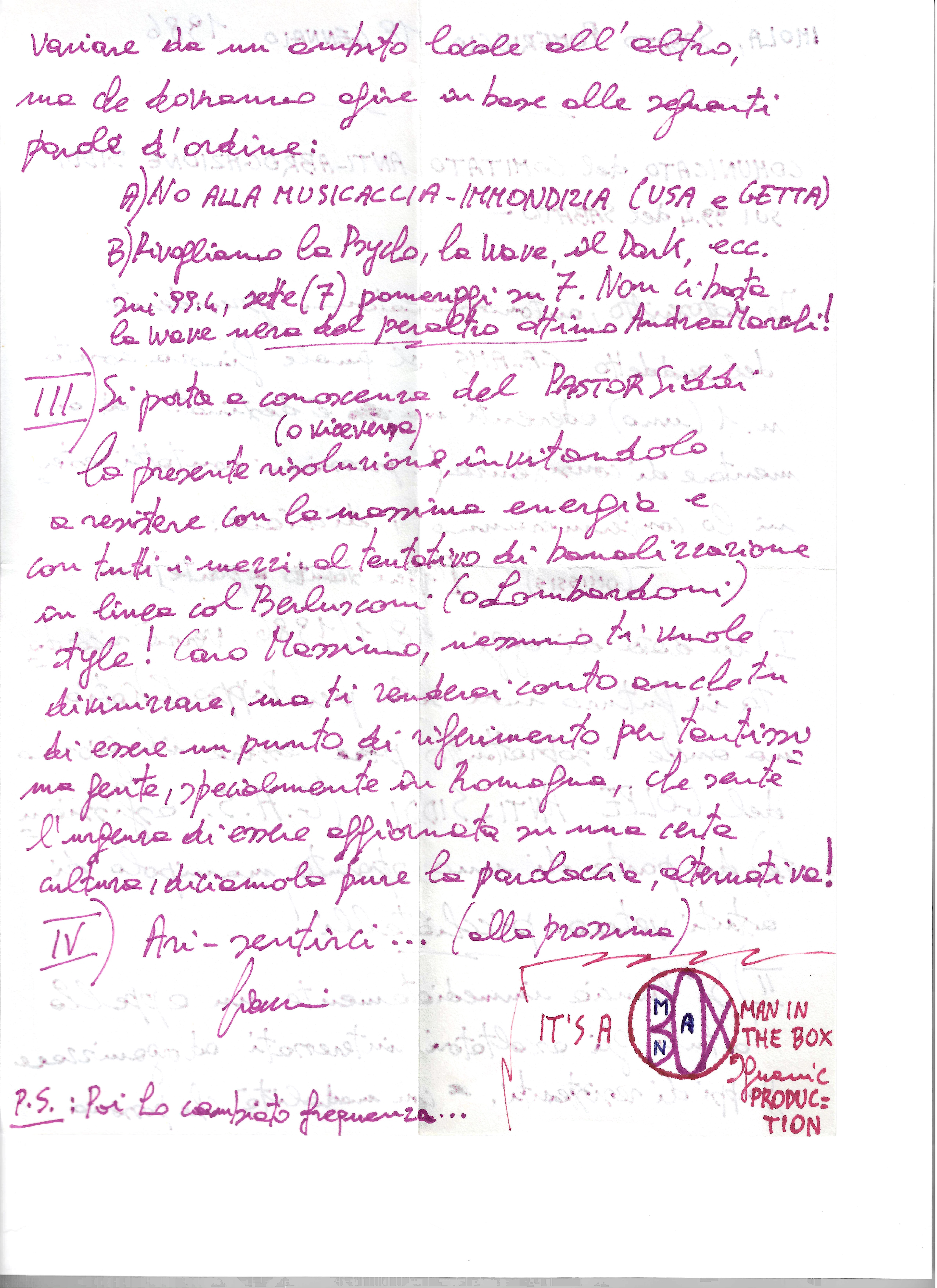 Lettera di Gianni di Imola pagina 2 Man in the Box