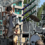 American rock band Model/Actriz performing live