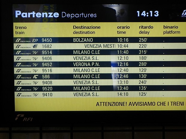 Popolo di Ferro - Ritardi Stazione