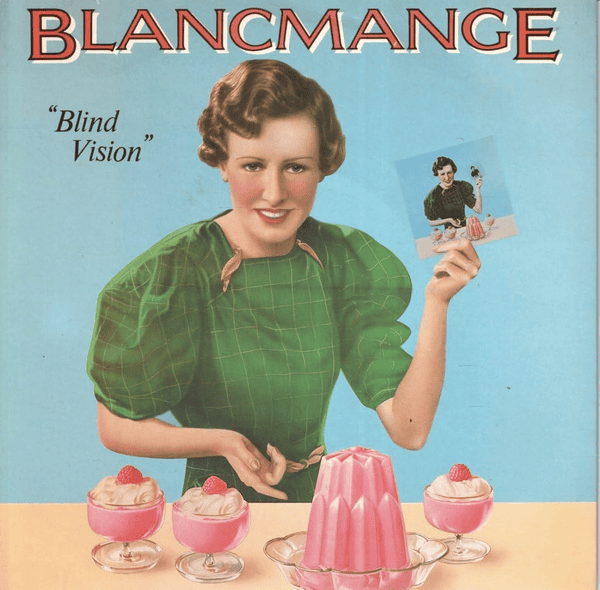 Copertina del singolo Blind Vision dei Blancmange, London Records 1983